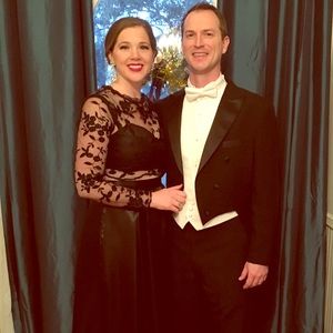 Black 2-piece crop dress